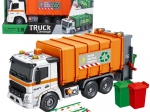 Camion poubelle interactif Woopie avec effets sonores et lumineux à l'échelle 1:16