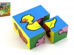 cubes en bois illustrés mes premiers animaux 4 pcs TEDDIES