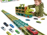 Camion dinosaure Woopie avec circuit de voitures de 2,1 m
