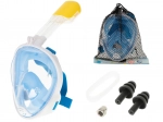 Masque de snorkeling intégral S/M bleu