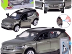 Modèle métallique de crossover électrique Volvo XC40 avec fonctions de lumières et de sons