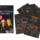 Cartes à gratter pour enfants – école