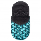 Chancelière d’hiver pour enfant NEW BABY verte pour poussette et siège auto