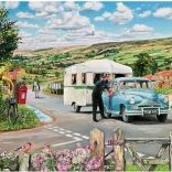 Puzzle route vers le camping 1000 pièces GIBSONS