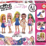 Coffret créatif EDUCA My Model Doll Design : style décontracté