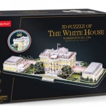 CUBICFUN Puzzle 3D Maison Blanche avec éclairage LED (151 pièces)