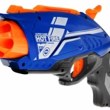 Pistolet pour enfants à fléchettes en mousse BLAZE STORM Hot Fire, à ressort manuel, 20 fléchettes