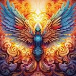 Puzzle Phénix coloré 1000 pièces ART PUZZLE