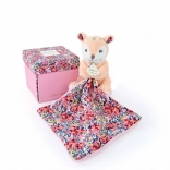 Coffret cadeau Doudou – biche en peluche et couverture