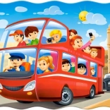 Castorland puzzle maxi de sol autobus londonien 20 pièces