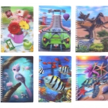 Cahier à spirale A5, ligné, 80 pages