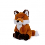 Renard en peluche assis 17 cm