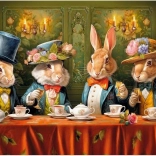 Cherry Pazzi puzzle Tea-party des lapins 500 pièces