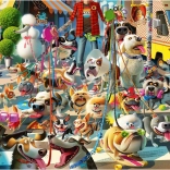 Puzzle Ravensburger Promenade des chiens – 1000 pièces