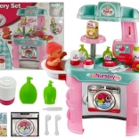 Ensemble de soin pour bébé avec table et machine à laver