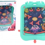 Jeu de table mini flipper avec bille – vert