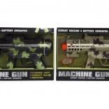 Fusil-mitrailleur avec effets lumineux et sonores pour enfants