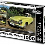 Puzzle RETRO-AUTA Wartburg 311 (1963) 1000 pièces