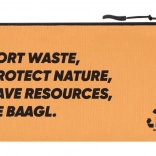 Trousse en polyester recyclé BAAGL, jaune