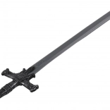 Épée de guerrier en plastique avec poignée ornée et effets sonores 80 cm