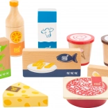 small foot ensemble en bois d’aliments réfrigérés et surgelés, 9 pièces