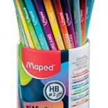 Crayon graphite MAPED Black’Peps Energy HB, assortiment de motifs
