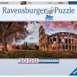 Ravensburger puzzle panoramique 1000 pièces - Colisée au coucher du soleil