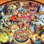 Puzzle RAVENSBURGER Chasse aux bonbons d’Halloween 1000 pièces