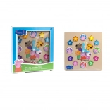 Horloge éducative en bois Peppa Pig