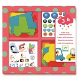 Ensemble d'autocollants Voitures adorables