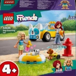 lego friends voiture de toilettage pour chiots