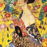 ENJOY puzzle La Dame à l'éventail de Gustav Klimt 1000 pièces