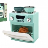 Cuisinière de cuisine pour enfants avec accessoires et effets lumineux et sonores
