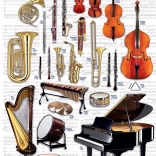 Puzzle EUROGRAPHICS instruments d’orchestre 1000 pièces