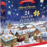 Puzzle calendrier de l’Avent : souvenirs de Noël 24×50 pièces EUROGRAPHICS