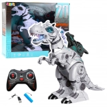 Dinosaure robotique RC avec effet de fumée, lumières et sons
