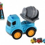 Coffret de mini véhicules de chantier à inertie 9 cm – 4 modèles