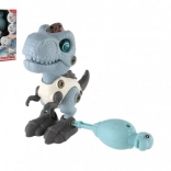 Dinosaure à visser avec lumière et son, 12 cm