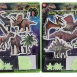 Dinosaures adhésifs lumineux pour mur