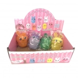 Jouet anti-stress farce à presser lapin 10×7 cm