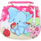 Sac à main pour enfant rose avec éléphant