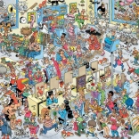 Puzzle Au salon de coiffure 1000 pièces de Jan van Haasteren