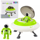 OVNI vaisseau spatial avec figurine d’astronaute avec lumières et sons