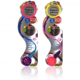 Balle sautante avec lumière sur piles