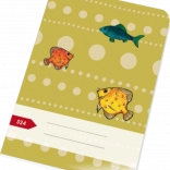 Cahier A5 20 feuilles ligné PAPÍRNY BRNO Poissons