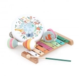 Vilac set musical en bois Animaux du monde par Sarah Betz