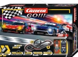 Circuit Carrera GO GT Powerplay 4,9 m avec looping et voitures Ford Mustang GT3 et Ferrari 296 GT3