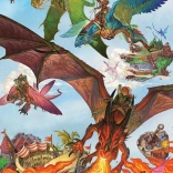 Puzzle familial Escadrille de dragons 350 pièces COBBLE HILL