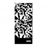 Agenda mensuel 2025 Faces PVC