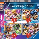 Puzzle Ravensburger La Pat’ Patrouille – le film 4-en-1 (12–24 pièces)